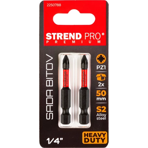 Bit Strend Pro Premium Pozidriv, PZ 1, csomag 2 db