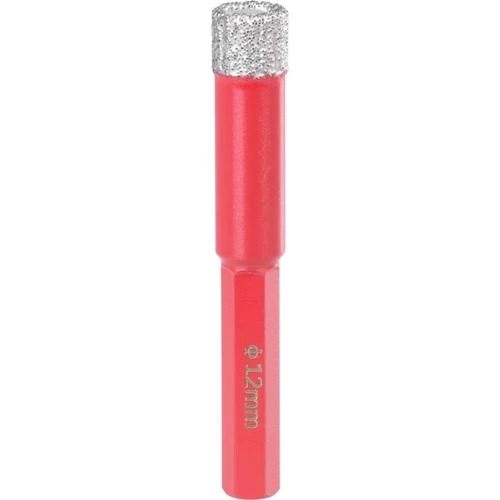 Koronafúró Strend Pro Premium DCB12, 12 mm, HEX szár, koronafúró, gyémánt, professzionális