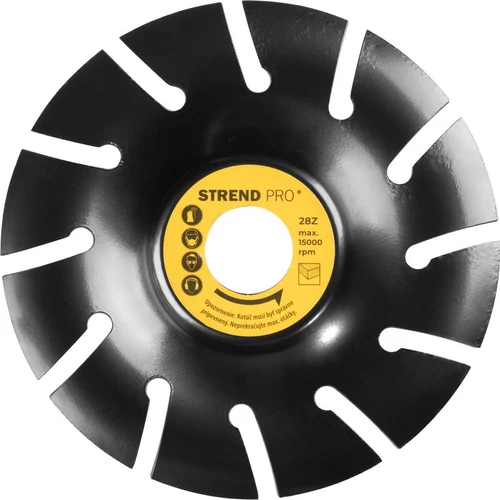 Tárcsa Strend Pro, reszelő, 125 mm, fához, sarokcsiszolóhoz