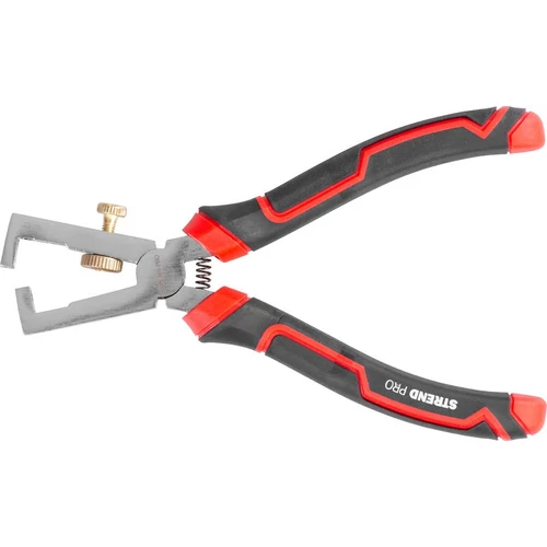 Fogó Strend Pro Premium ComfortGrip DL416, 160 mm, szigeteléseltávolító, kábelcsupaszító, kábelekhez