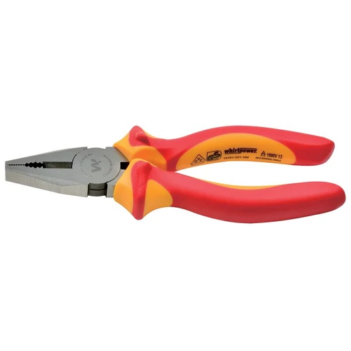 Fogó Whirlpower® 15701-321 180 mm, villanyszerelő, kombinált, VDE 1000, DIN5746