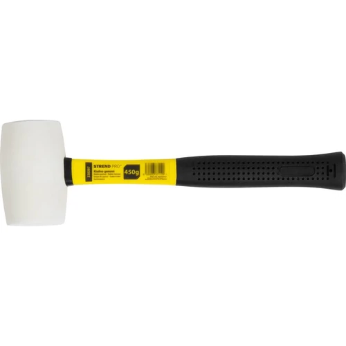 Kalapács Strend Pro HM212 450 g, gumi, WhiteHead, PVC nyél, TPR, nyél hossza 310 mm