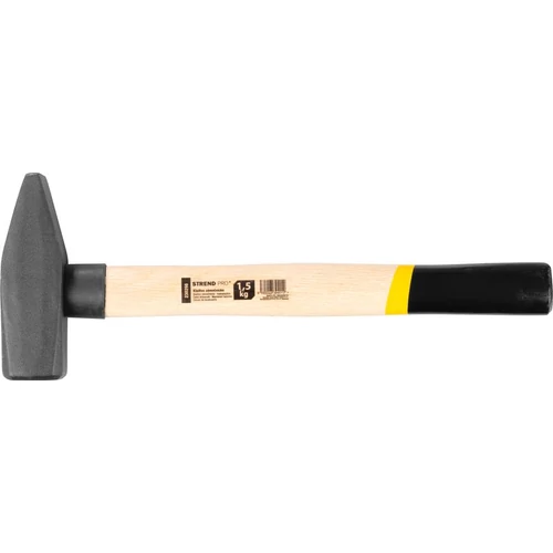 Kalapács Strend Pro HM100 1500 g, lakatos, fa nyél, nyél hossza 380 mm