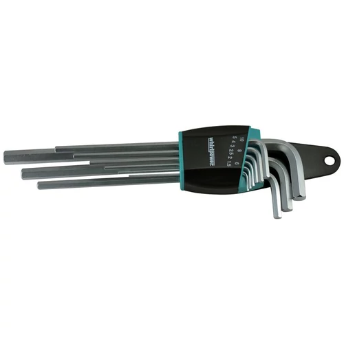 Kulcs készlet Whirlpower® 158-0109, 9 részes, hosszított, Hex, ExtraLong, Imbusz