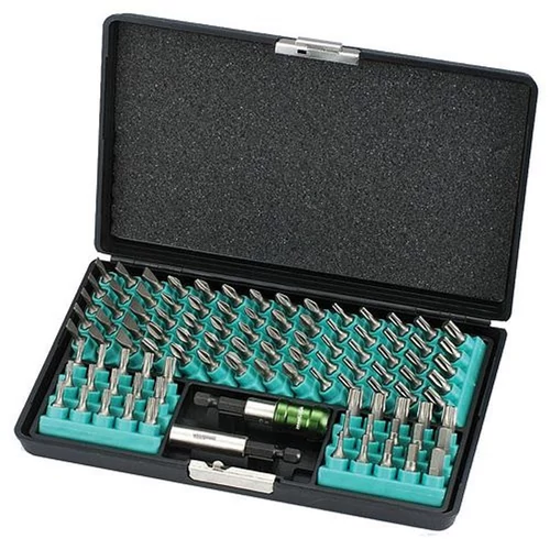 Bit készlet Whirlpower® 96-18102, 102 részes, Hex