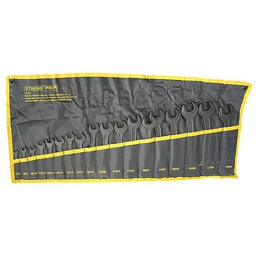 Kulcs készlet Strend Pro HR34183, villás, 18 részes, DIN895, 6-32 mm