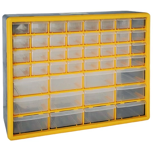 Rendszerező Strend Pro SBx3045-D, falra, 44 fiók, 50x16x39 cm, max. 28 kg