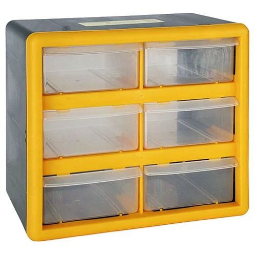 Rendszerező Strend Pro SBx3045-A, falra, 6 fiók, 26.5x16x23.5 cm, max. 12 kg