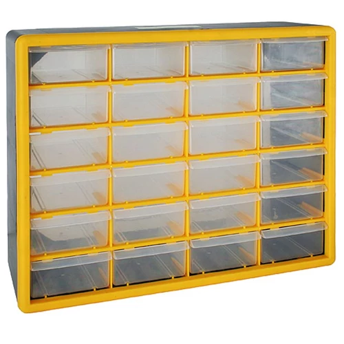 Rendszerező Strend Pro SBx3045-C, falra, 24 fiók, 50x16x39 cm, max. 28 kg