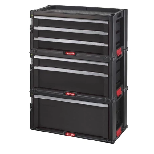 Doboz Keter® 17201228, TOOL CHEST SET, 6 fiók, 560x750x290 mm, szerszámokhoz