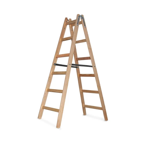 Létra Strend Pro, PROFI, fa létra, 6 fokos, 1,82 m, max. 150 kg