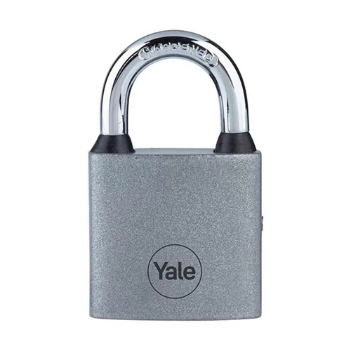 Lakat Yale Y111S/38/121/1, függő, vas, ezüst, 38 mm, 3 kulcs