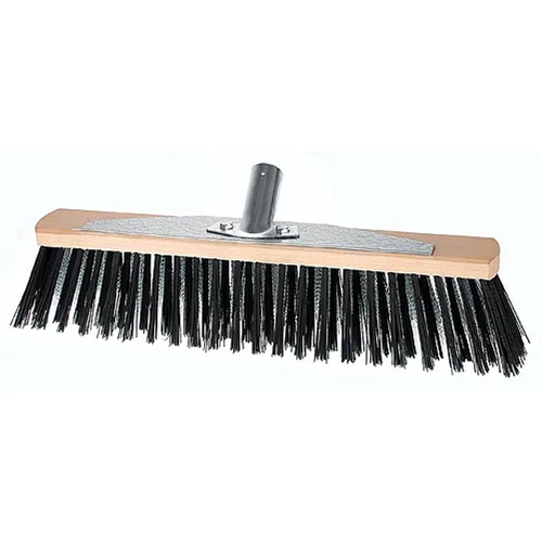 Seprű Geco U400.3 DUO, 400 mm, PVC/acél sörték, úttisztító