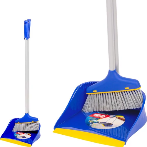 Takarítókészlet Neco 30-1045-14, seprű lapáttal, 80 cm nyéllel