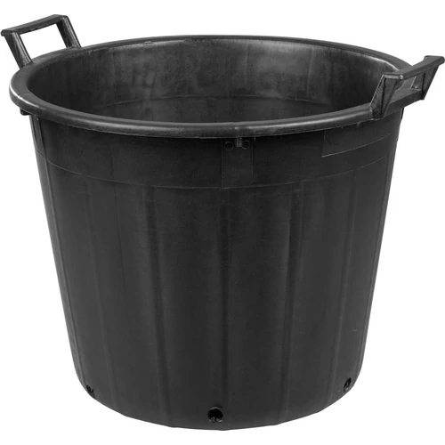 Edény ICS P134075, 155 liter, 75 cm, kerek, perforált alj, lyukakkal, 2 fogantyúval, magasság 51 cm