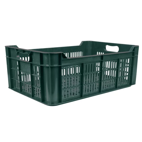 Láda gyümölcs és zöldség tárolására M20, 48 liter, max. 20 kg, 60x40x21,5 cm, perforált, PE