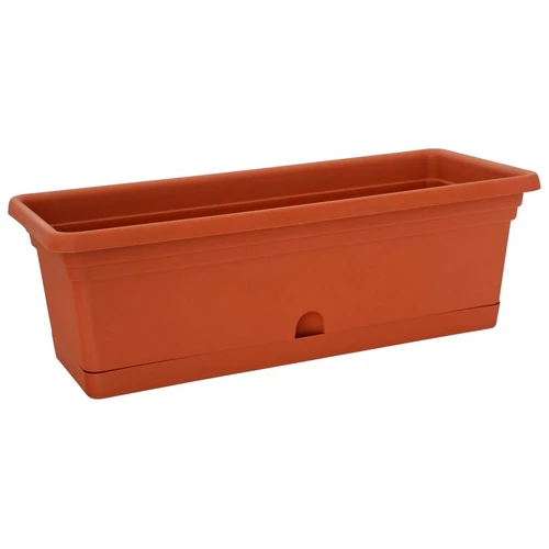 Virágcserép ICS MELISSA, 50x20x16 cm, 8,5 liter, virágláda, alátéttel