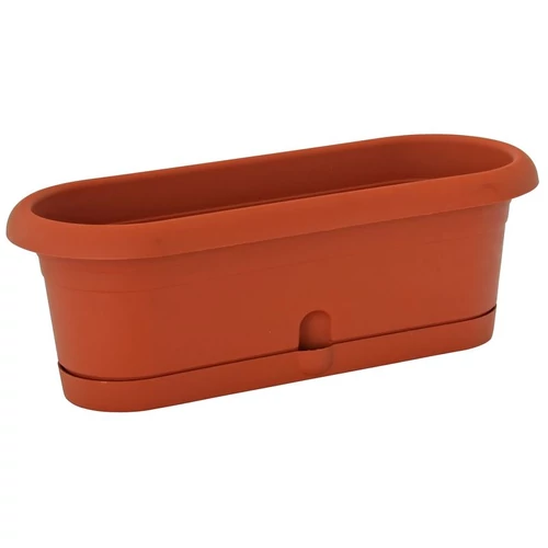 Virágcserép ICS MINIMELISSA, 30x12x11 cm, virágláda, alátéttel