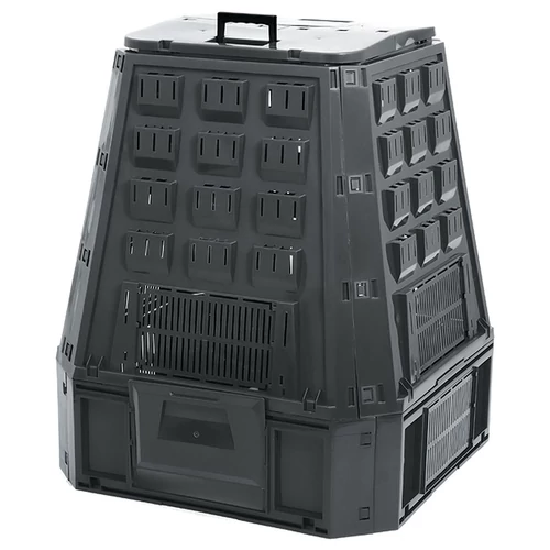 Komposztáló EVOBLACK, 630 liter, fekete