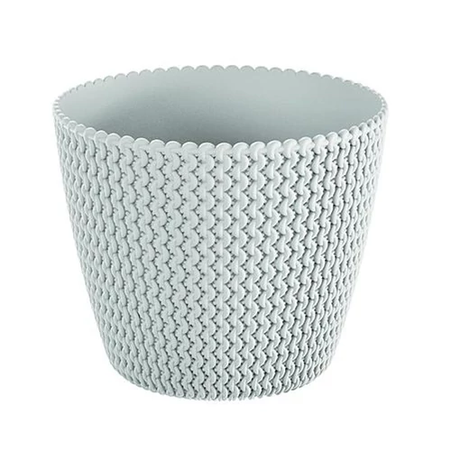 Virágcserép SPLOFY, 218/184 mm, 5,0 liter, fehér