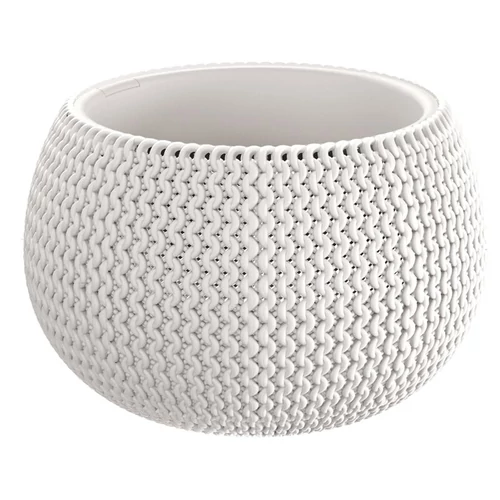 Virágcserép SPLOFY Bowl, 290x195 mm, fehér