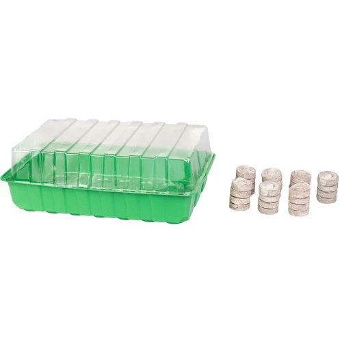 Mini palántázó Strend Pro Herrison MG-029, 28 kókusz pellettel, 36x22x7 cm