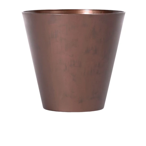 Virágcserép TUBUS Corten, 400x373 mm, réz hatású