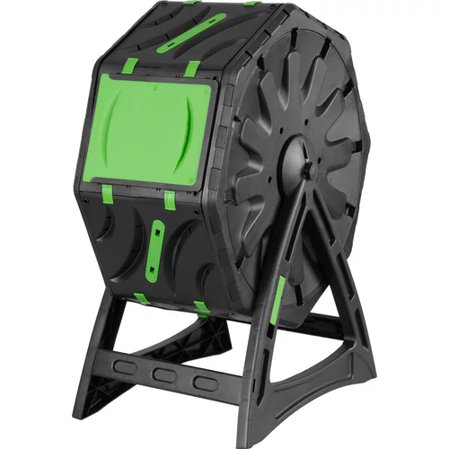 Komposztáló Strend Pro Garden, forgódobos, 70 liter, fekete, 55,5x36x72 cm