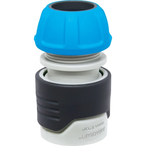 Gyorscsatlakozó AQUACRAFT® 550025, SoftTouch 1/2", 13 mm, STOP, kerti, tömlőhöz