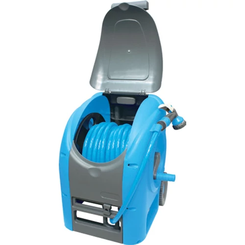 Tömlődob AQUACRAFT® 990081, készlet, Deluxe Compact, 30 m-es kerti tömlővel