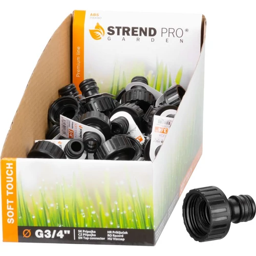 Adapter Strend Pro G3/4", tömlőhöz, belső menetes, 40 db-os display doboz