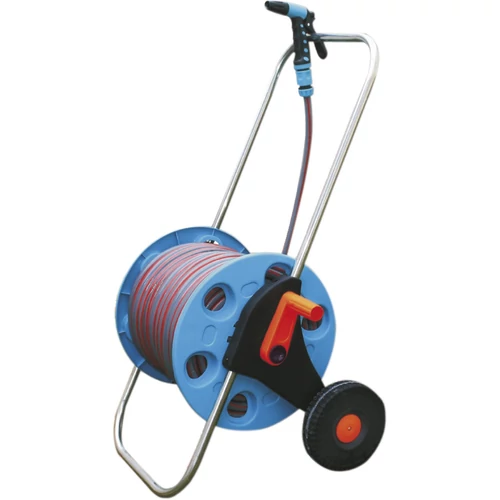 Kocsi Strend Pro 3015A, kerti tömlővel 1/2"", H-30 m, pisztoly, csatlakozók, tartó, tömlődob
