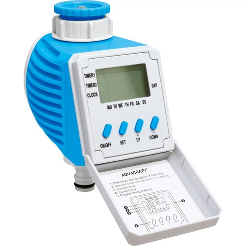 Időzítő AQUACRAFT® 290110, digitális, 1 kimenet, kerti, G1"-3/4