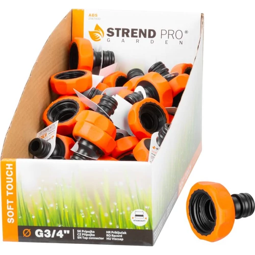 Csatlakozó Strend Pro 3/4", vízcsaphoz, SoftTouch, adapter, Sellbox 40 db
