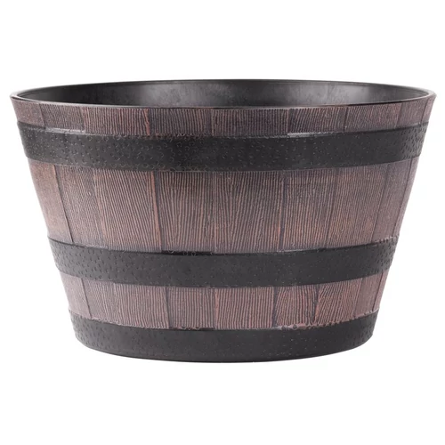 Virágcserép Strend Pro Woodeff, 39x23 cm, teak, virágláda, fa hatású