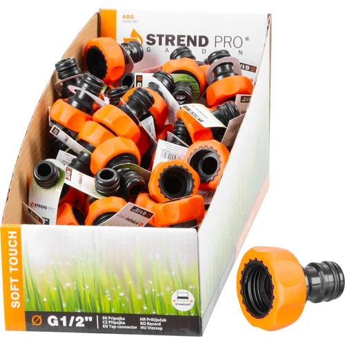 Csatlakozó Strend Pro 1/2", vízcsaphoz, SoftTouch, adapter, Sellbox 80 db