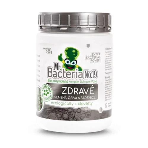 Aktivátor Mr.Bacteria No.19, tápanyagok egészséges magokhoz, vetőmagokhoz és palántákhoz, 500g