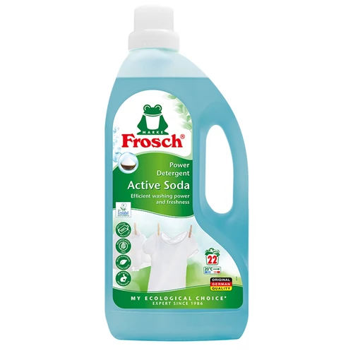 Mosószer Frosch Eko Active Soda, aktív szódával, 1500 ml