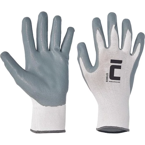 Kesztyű BABBLER 11/XXL, nylon/nitril