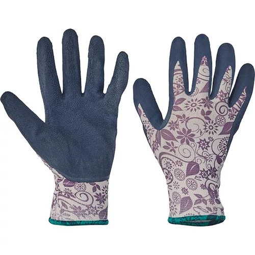 Kesztyű PINTAIL navy 09/L, nylon/latex, lila