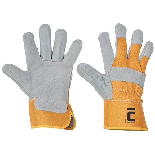 Kesztyű EIDER YELLOW 10/XL, sárga, kombinált