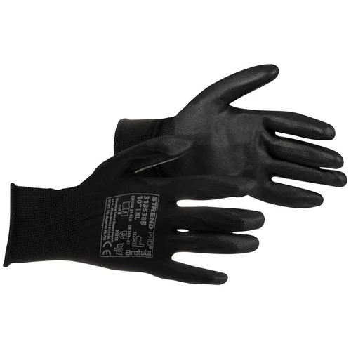 Kesztyű ST BROTULA Black 10/XL, kerti, ÚJ KIADÁS, bliszteres csomagolásban