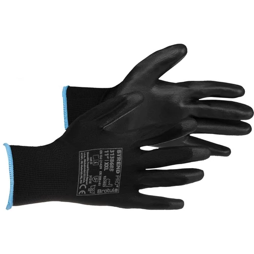 Kesztyű ST BROTULA Black 11/XXL, kerti, ÚJ KIADÁS, bliszteres csomagolásban