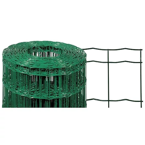 Kerítés EUROPLAST 2, 1600/100x50/2,20 mm, zöld, RAL 6005, horganyzott + PVC, 25 m-es tekercs