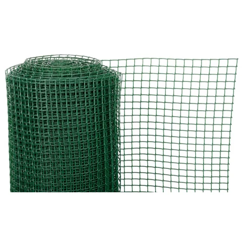 Háló ECONOMY 7, 1000/20x20 mm, négyzetes minta, 300g/m2, zöld, teljesen műanyag, 25 m-es tekercs