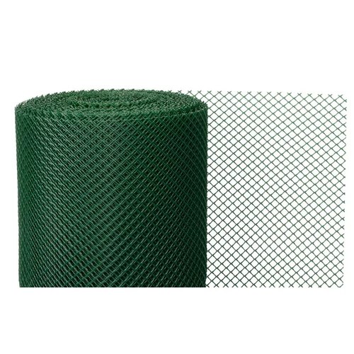Háló ECONOMY 3, 1000/10x10 mm, 45°-os négyzetes minta, 300g/m2, zöld, teljesen műanyag, 25 m-es teke