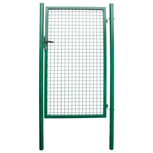 Kapu Strend Pro METALTEC ECO, 1000/1500/50x50 mm, zöld, egyszárnyú, kerti, ZN+PVC, RAL6005
