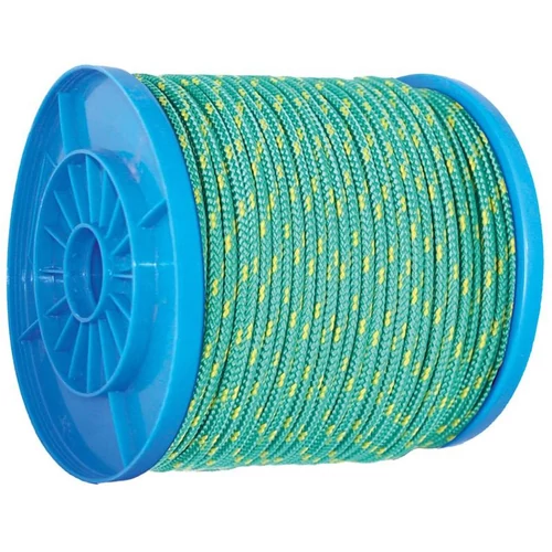 Kötél Strend Pro MDB200, 16 mm, PP, sárga-zöld, teherbírás 1900 kg, H-80 m