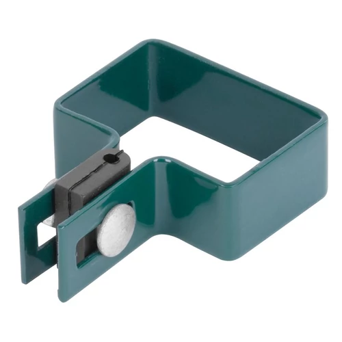 Bilincs Strend Pro EUROSTANDARD, 60x40 mm, vég, zöld, Zn+PVC, RAL6005, szögletes oszlophoz