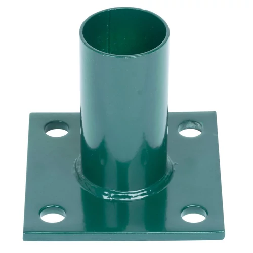 Talp Strend Pro METALTEC, kerek oszlophoz 38 mm, zöld, rögzítéshez, RAL6005